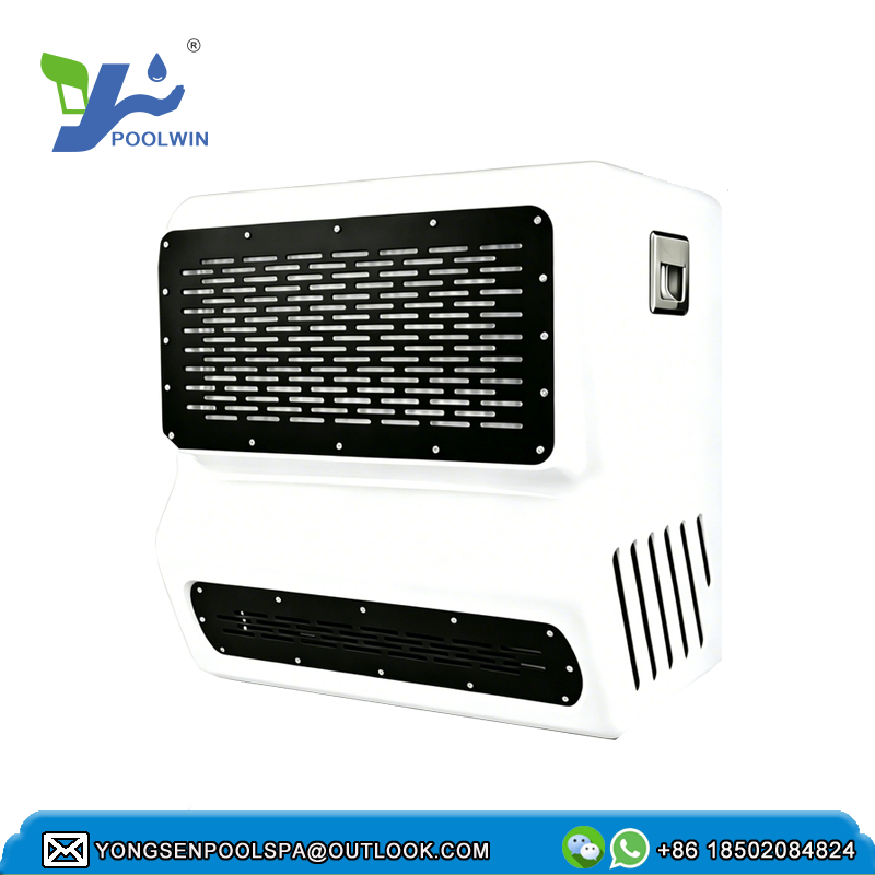 Swimming pool training counter-flow device, home indoor swimming pool surfing machine equipment, fitness equipment, wall-mounted laminar propeller